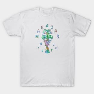 Maracas musical instrument T-Shirt